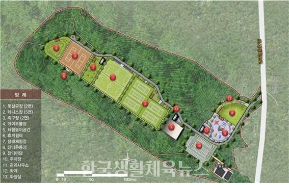 통진생활체육공원 설계도/자유한국당 홍철호 의원실 제공