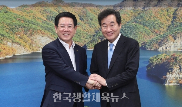 김영록전남지사와 이낙연의원