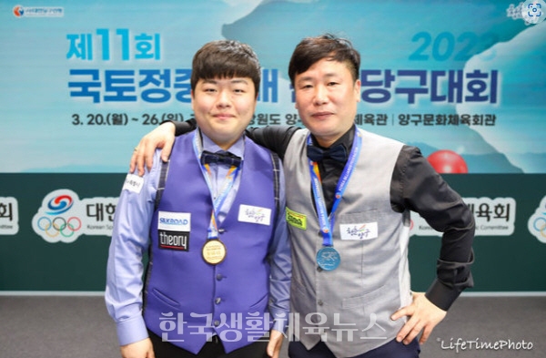 조명우(왼쪽)와 김진열
