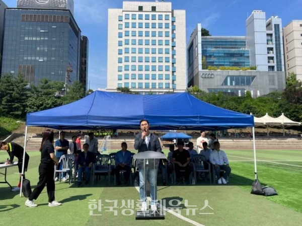 강남구체육회, 잡음에 대한 허대무 신임 회장 직무집행정지가처분 승소 입장 발혀