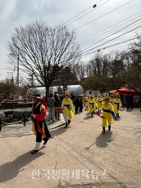 제25회 이천백사산수유꽃축제 대취타 공연